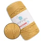 Шнур для макраме Popyarn Macrame XL, Золото №417, 250 г / 125 м, 100% поліпропілен - для в'язання сумок, килимків, кошиків, панно, декору - зображення 1