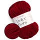 YarnArt Dolce Baby, Бордовый №752 − плюшевая пряжа ЯрнАрт Дольче Беби, 50 г / 85 м, для вязания игрушек, пледов, пинеток и детской одежды - изображение 1