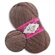 Alize Superwash, Коричневий мелланж №240 - тонка тепла пряжа для шкарпеток і аксесуарів, 100 г/420 м, 75% вовна Superwash/25% поліамід - зображення 1