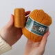 Пряжа из Норки, Горчица №831, 50 г/350 м, с дополнительной нитью для вязания - изображение 2