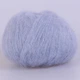 Candy-Yarn Mohair 75%, Светлый джинс №26 - тонкая мохеровая пряжа с полиамидом 25 г / 237 м, для ажурных узоров, свитеров, шалей и кардиганов - изображение 3