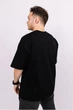 Футболка універсальна ОВЕРСАЙЗ бавовна 100% ЧОРНИЙ, р.L-XL - изображение 4