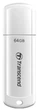 Flash Drive Transcend JetFlash 730 64GB USB 3.1 білий (TS64GJF730) (6986643) - зображення 1