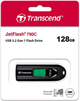 Flash Drive Transcend JetFlash 790C 128GB USB 3.2 чорний (TS128GJF790C) (6970493) - изображение 6