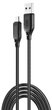 Кабель XO NB235 Zebra Series Braided USB-A to Micro - 1m (черный) (6974583) - изображение 3
