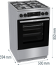 Комбінована плита Gorenje GKS5C70HXF (6996882) - изображение 8