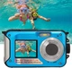 Цифровая подводная камера Full HD 2.7K 48MP с двумя экранами спереди и сзади и 16-кратным цифровым зумом - изображение 8