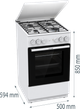 Комбинированная плита Gorenje GK5A22WH (7076252) - изображение 8