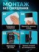 Набір для душу, шланг 1,5 м, лійка з 5 режимами та тримач, душовий комплект для ванної кімнати, SPA масажна насадка, чорна - зображення 9