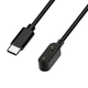 Type-C кабель зарядка для смартгодинників Huawei Band 10 / Band 9 / Band 8 1м, Black - зображення 2