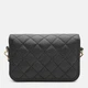 Женская кожаная сумка Borsa Leather K12202bl-black - изображение 3