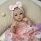 Лялька Реборн 48 см вініловая, реалістичний пупс у сукні принцеси Doll Reborn Baby Born К0100801 - зображення 4