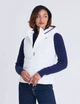 Женская жилетка U.S.Polo Assn с капюшоном M белая - изображение 1