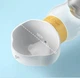 Портативна поїлка пляшка для води 2в1 для собак і котів з контейнером для корму, дорожня пляшка для води(350мл+200мл) - зображення 3