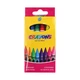 Набор детских восковых карандашей "Crayons" Bambi 8496-6 90 мм, 6 цветов - изображение 1