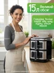 Багатофункціональна мультипіч, аерогриль з двома чашами Rainberg AIR FRYER GRILL на 15 літрів Аерогриль, фритюрниця без олії, айрогриль 4800 Вт - зображення 2