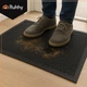 Придверний килимок Ruhhy 90 x 60 см сітчаста структура 3D, утримує бруд і вологу, нековзне дно Чорний (26185) - зображення 2