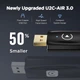 Бездротовий адаптер CarPlay для iPhone, перетворення дротового Карплей для авто, з Wi-Fi 5 ГГц, Bluetooth, USB-A USB-C чорний - зображення 3
