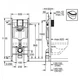 Инсталляция с клавишей GROHE RAPID SL 3884000G+38505KF0 - изображение 2