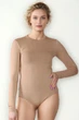 Жіноче трикотажне боді з довгим рукавом LadyLike 48 Бежевий (ll2237070089422) - зображення 4