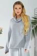 Жіноча туніка з коміром хомутом із ангори LadyLike 44 Сірий (ll2187070191383) - изображение 4