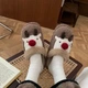 Теплющі капці для дому із зображенням оленя 38-39 Капучино - зображення 1