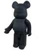 Фігурка Bearbrick Матова Чорна 70 см - изображение 2