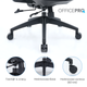 Офисное кресло OfficePro Skyline Black/Dark Gray (OC580-B-DG-DG) - изображение 16