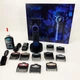 Професійна машинка для стрижки волосся VGR V-001 BLUE з дисплеєм 9000 об/хв та 10 насадками 1,5-24 мм - зображення 16