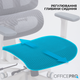 Офисное кресло OfficePro Skyline White/Dark Gray (OC680-W-DG-DG) - изображение 8
