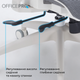Офисное кресло OfficePro Skyline White/Dark Gray (OC680-W-DG-DG) - изображение 12