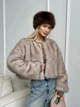 Женская шапка из искуссвенного меха FURGLAM коричневая с подкладом - изображение 3