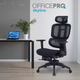Офисное кресло OfficePro Skyline Footrest Black (OC750-B-B-B) - изображение 7