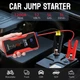 Пускозарядний пристрій (Jump Starter) ENGIHU 12V з LCD-дисплеєм та Smart-затискачами + Кейс - изображение 4
