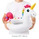 Надувной круг Единорог Intex Wet Set 107×58 см — детский плавательный круг для бассейна, арт. 59221NP - изображение 2