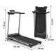 Беговая дорожка KLARFIT Treado Active 10 км/ч 36x100 см Bluetooth компактная, сенсорный дисплей (10034444) - Уценка - изображение 5