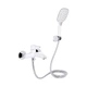 Смеситель для ванны Qtap Grand (c душевым гарнитуром) QTGRAWCR006 Chrome/White - изображение 1