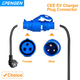 Перехідник у розетку Blue CEE 32A Schuko 32 A - изображение 4