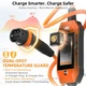 Зарядка для електромобіля Feyree 11кВт 16A, 3-фази Type2 Lion EV Ultra, Wi-Fi Orange - зображення 3