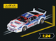 Auto Carrera Digital 124 BMW M1 Procar Moderegger Race and Classics, No.32 23997 skala 1:24 (4007486239975) - obraz 1
