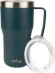 Термокружка Tribe Travel Mug 600 мл двостінна з нержавіючої сталі для авто і походів Blue - зображення 2