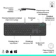 Комплект Logitech Signature Slim MK620 for Business USB-C UA Graphite (920-013349) - изображение 4