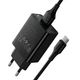 Зарядное устройство с быстрой зарядкой QC3.0 и кабелем USB to Type-C HOCO CS92A 1USB Черный - изображение 4