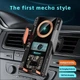 Держатель с беспроводной зарядкой для телефона ( IPhone та Android ) в автомобиль CARHolder T8 черный - изображение 7