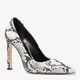 Женские лодочки кожаные Michael Kors 649814544 38 Черный/Белый (1159854201) - изображение 2