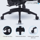 Кресло офисное OfficePro Skyline Footrest Black/Dark Gray (OC750-B-DG-DG) - изображение 17