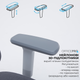 Кресло офисное OfficePro Skyline Footrest Gray/Dark Gray (OC750-G-DG-DG) - изображение 16