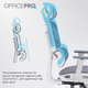 Кресло офисное OfficePro Skyline Footrest White/Dark Gray (OC750-W-DG-DG) - изображение 12