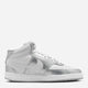 Женские кеды высокие Nike Court Vision Mid CD5436-108 38 (7US) 24 см Белый/Серебристый (197600785670) - изображение 1