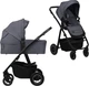 Универсальная коляска 2 в 1 Lionelo Amber Plus Grey Graphite (LO-AMBER PLUS 2IN1 GREY GRAPHITE) - изображение 1